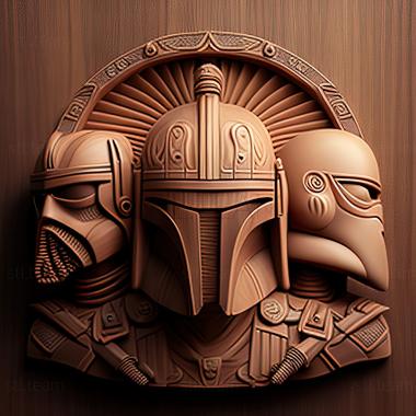 3D model Mandalorians (STL)